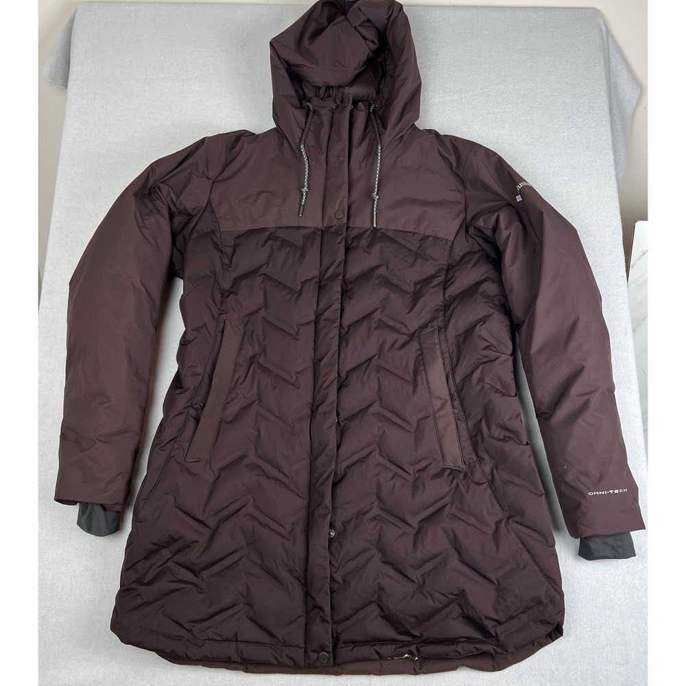 Columbia Mountain Croo II Womens XL Purple Omni-Heat Infinity 650 Down Jacket